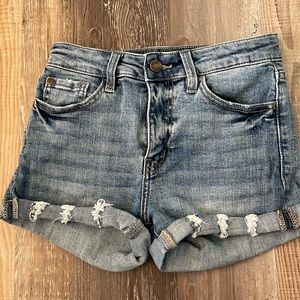 Girls jean shorts
